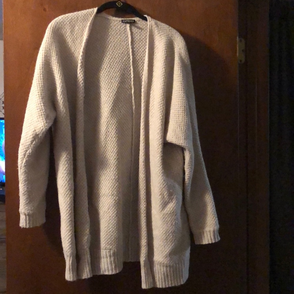 Fuzzy and soft Express Cardigan